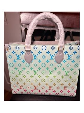 Multicolor Monogram LV Fashion Tote Bag